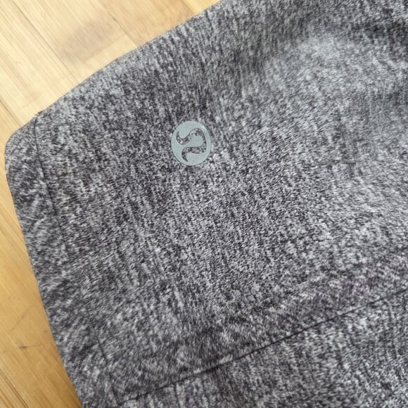 Lululemon Tracker Short V 4" Womens 8 Heather Lux Multi Gray Black Swift Running - Picture 3 of 5